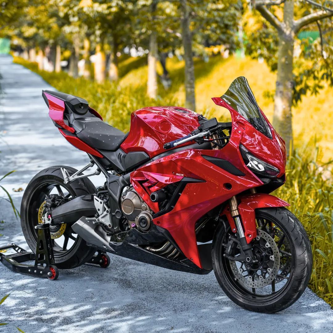 RCR Bright Red Engine Side Panel For HONDA CBR650R