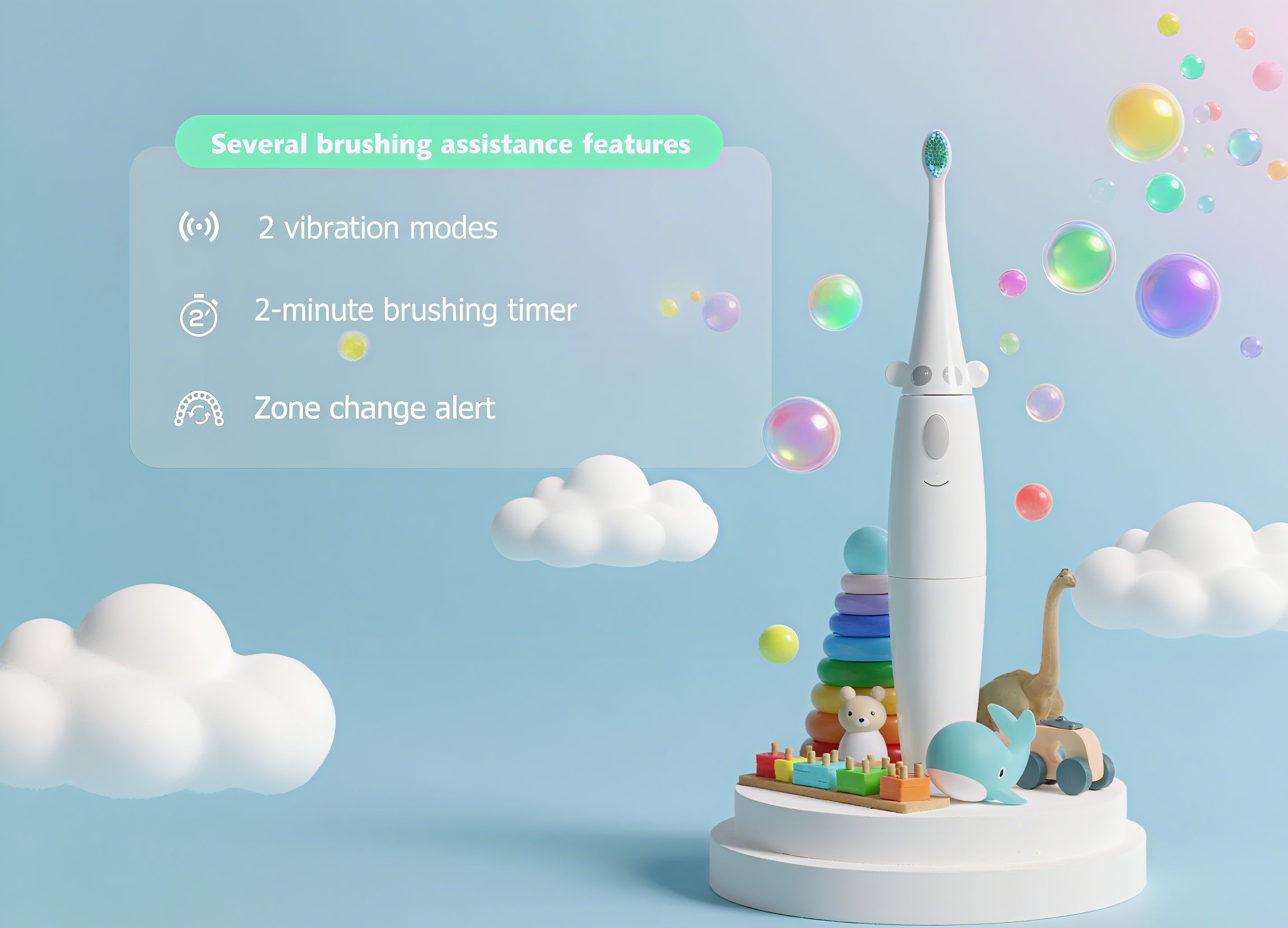 Snow Smile® electric toothbrush for kids