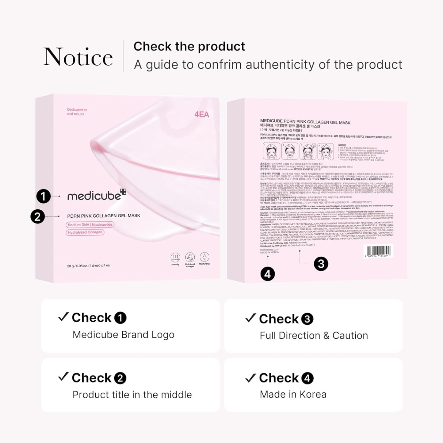 Pink Deep Collagen Gel Mask