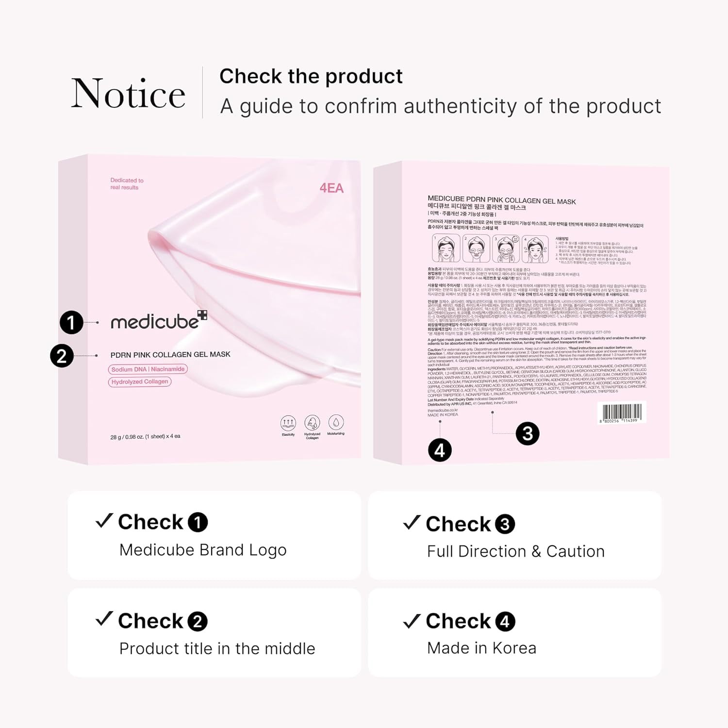 Pink Deep Collagen Gel Mask