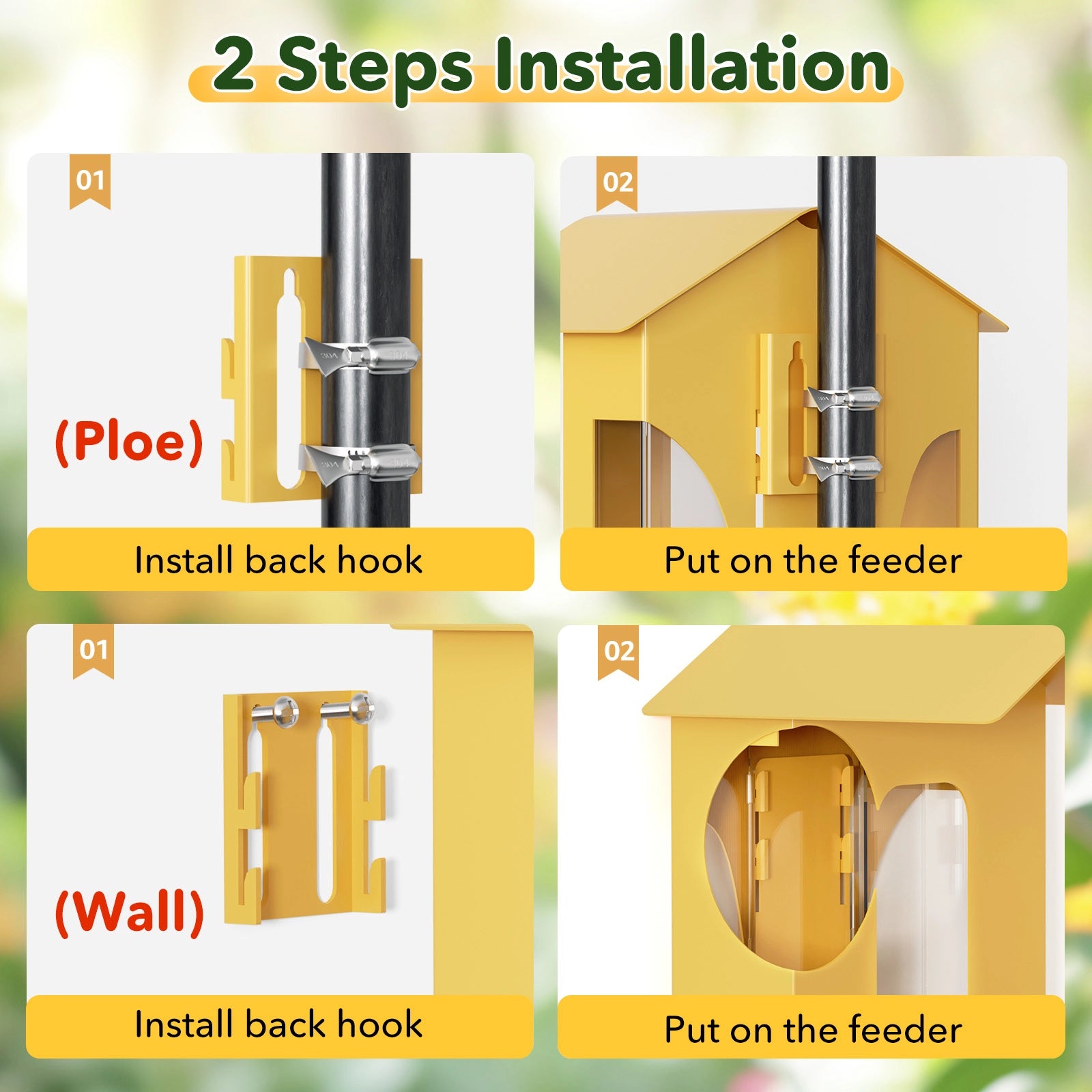 Bilantan BirdHi Mag Pro Bird Feeder with Camera, 5G/2.4G WiFi Compatible