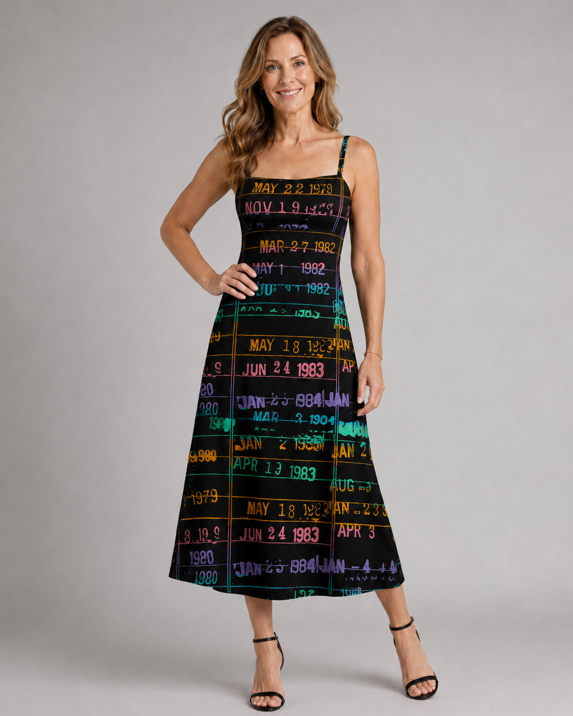 Pagewings Library Card Maxi Dress👗