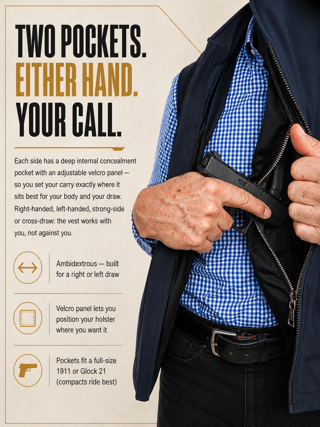 Premium Concealed Carry Vest