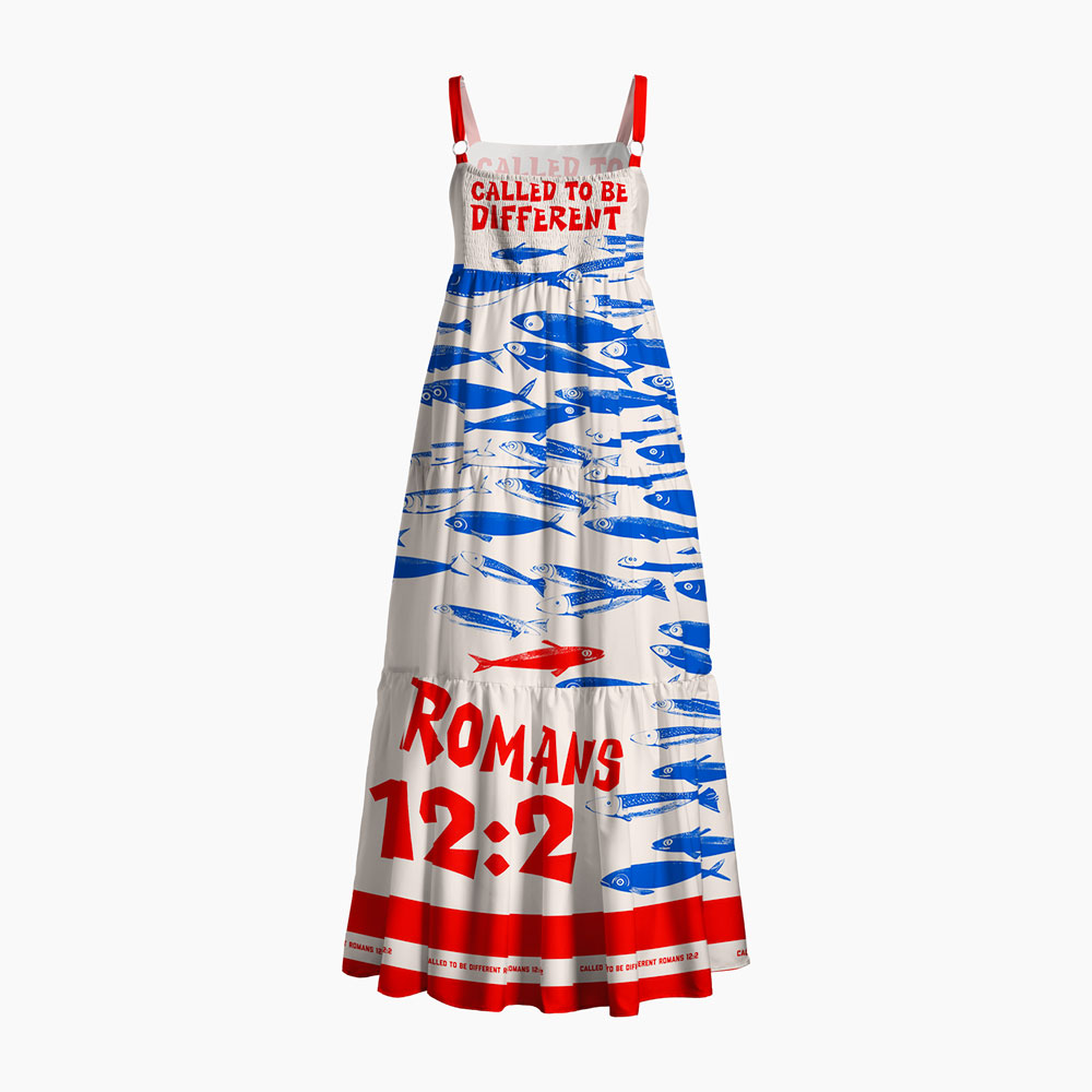 Called To Be Different Romans 12:2 Christian Maxi Dress