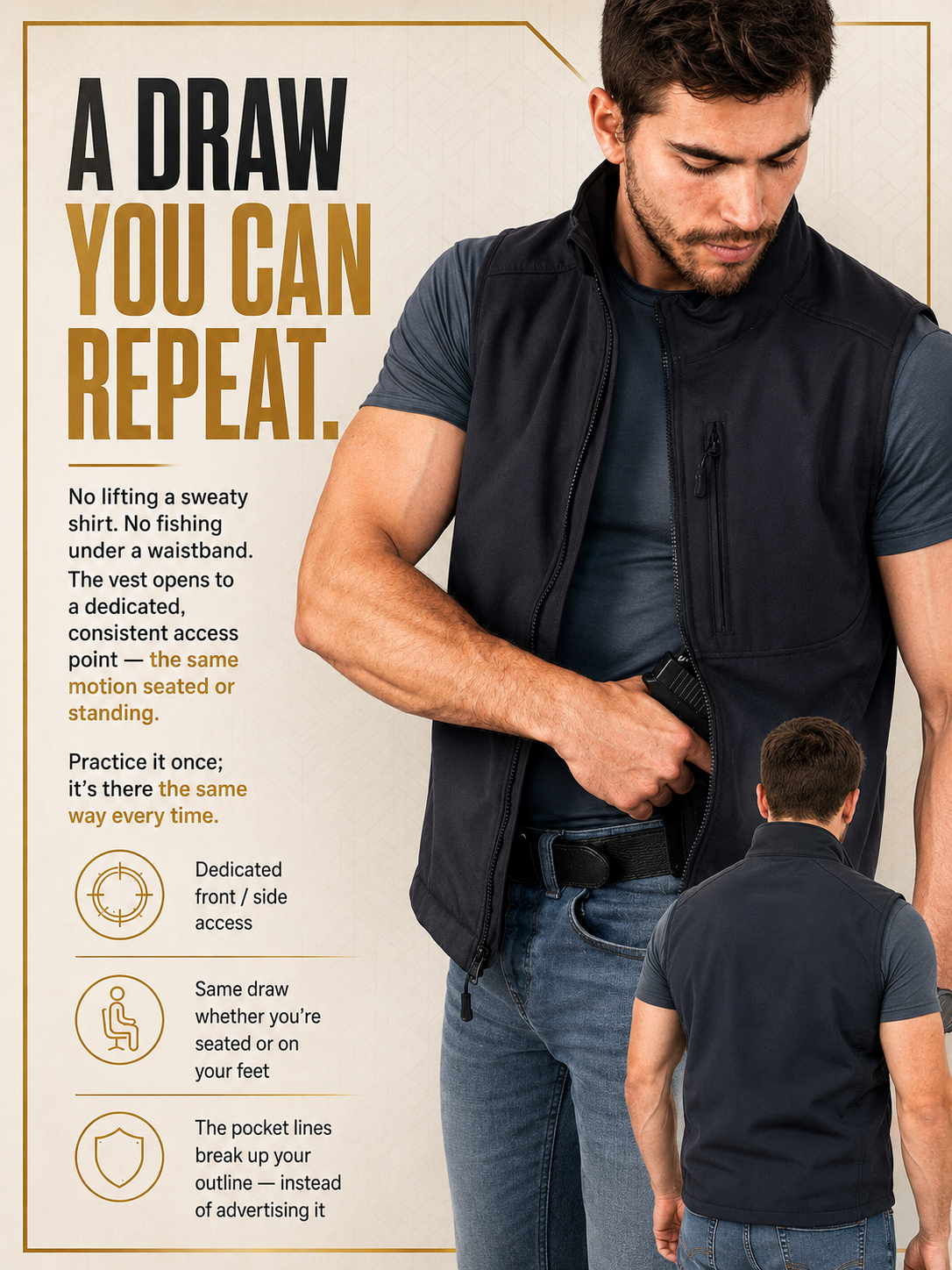 Premium Concealed Carry Vest