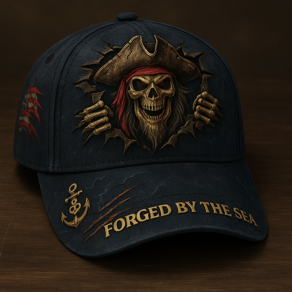 U.S. Navy 250th Anniversary Pirate-Style Commemorative Cap