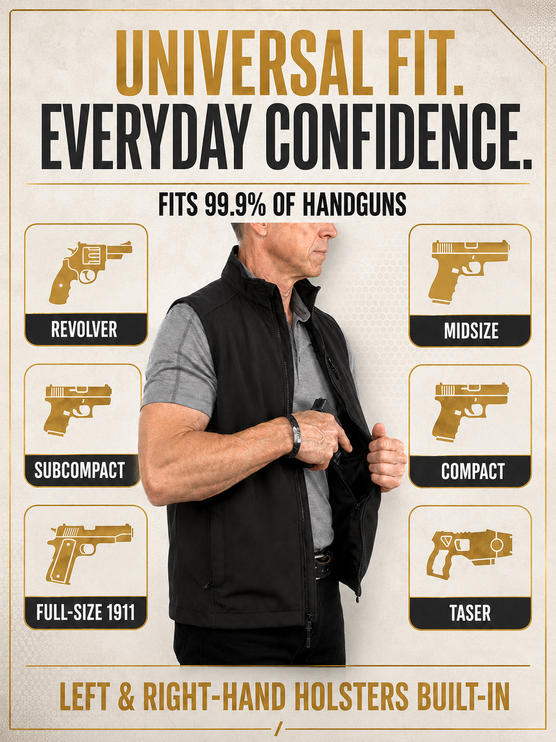 Premium Concealed Carry Vest