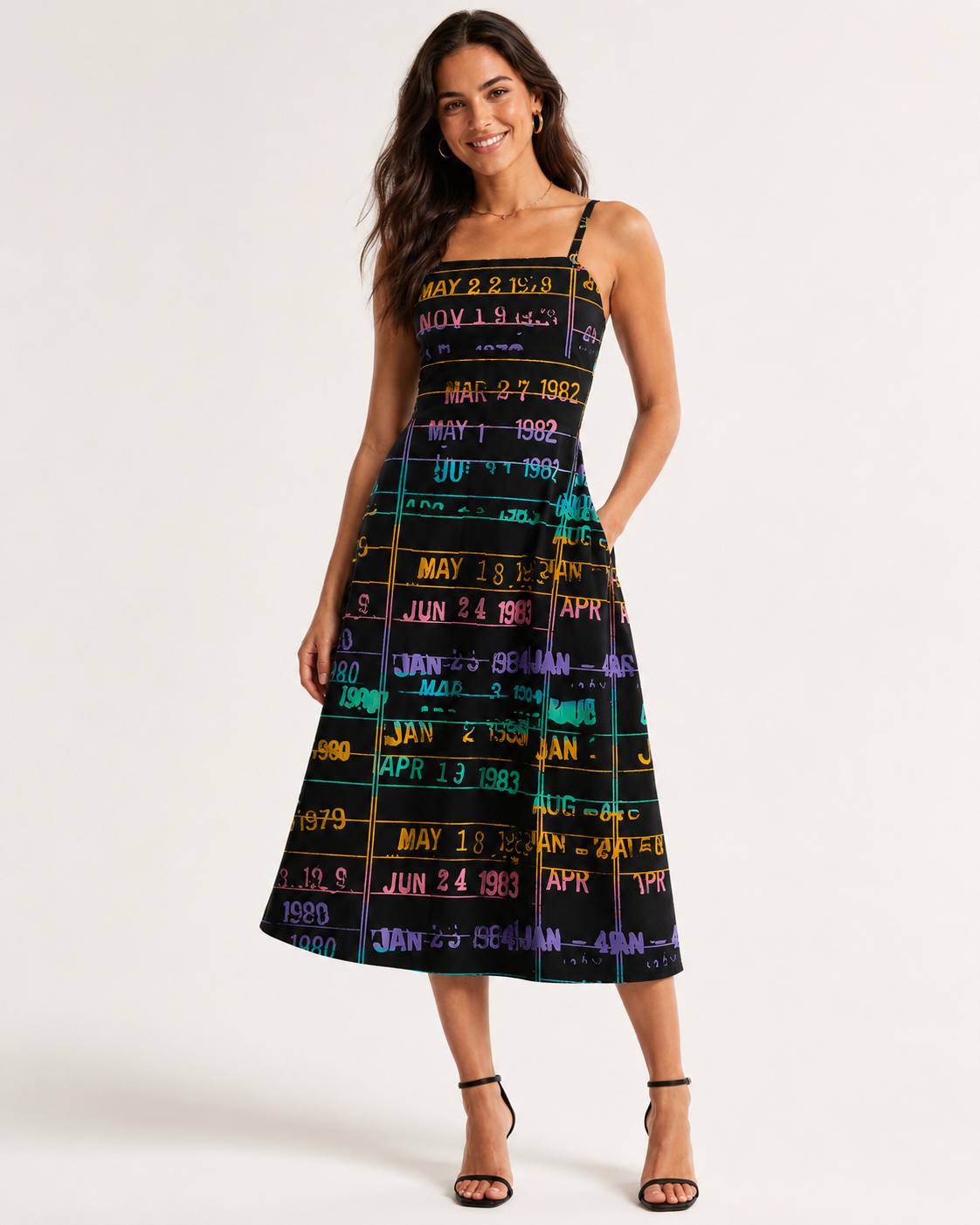 Pagewings Library Card Maxi Dress👗