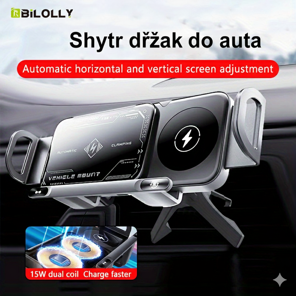 Revoluce v nabíjení v autě: Inteligentní rotace a 15W výkon