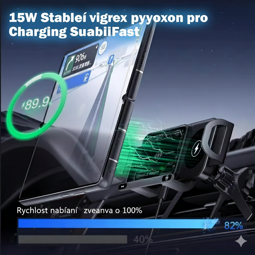 Revoluce v nabíjení v autě: Inteligentní rotace a 15W výkon