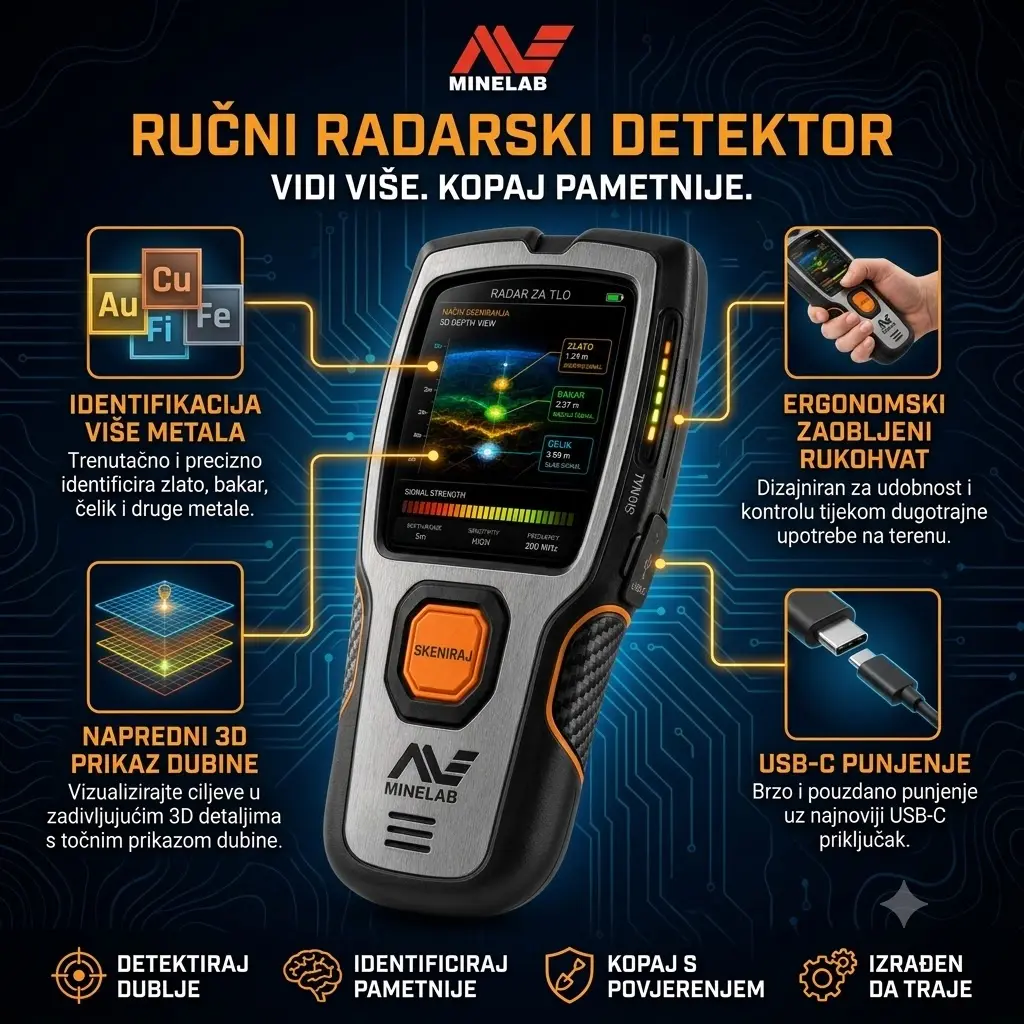 告别盲挖！Minelab 3D地底雷达，地下宝藏让你“眼见为实”！