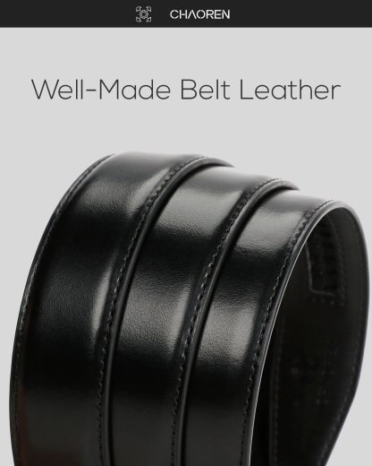 YOETEY Mens Belt Leather Belt, Classic Belt for Dress Casual 1 1/8" - Perfect Companion to Mens Shoes