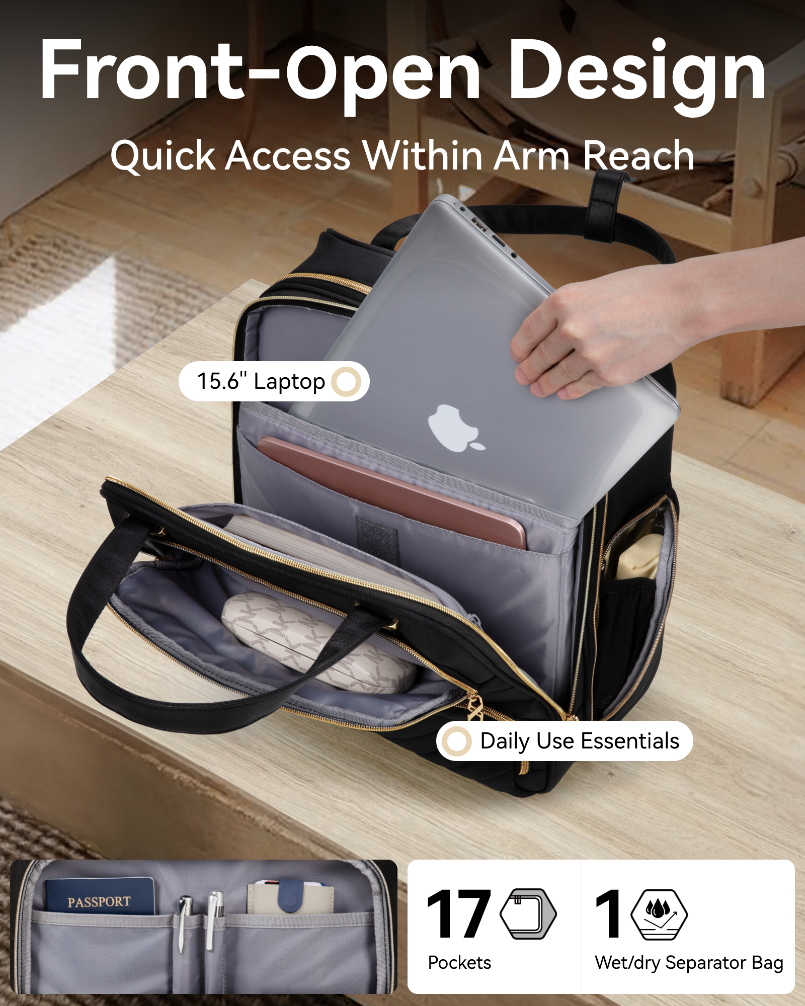 YOETEY Underseat Carry on Luggage - Softside Lightweight Suitcase with Wheels for Adult Trip 16 inch