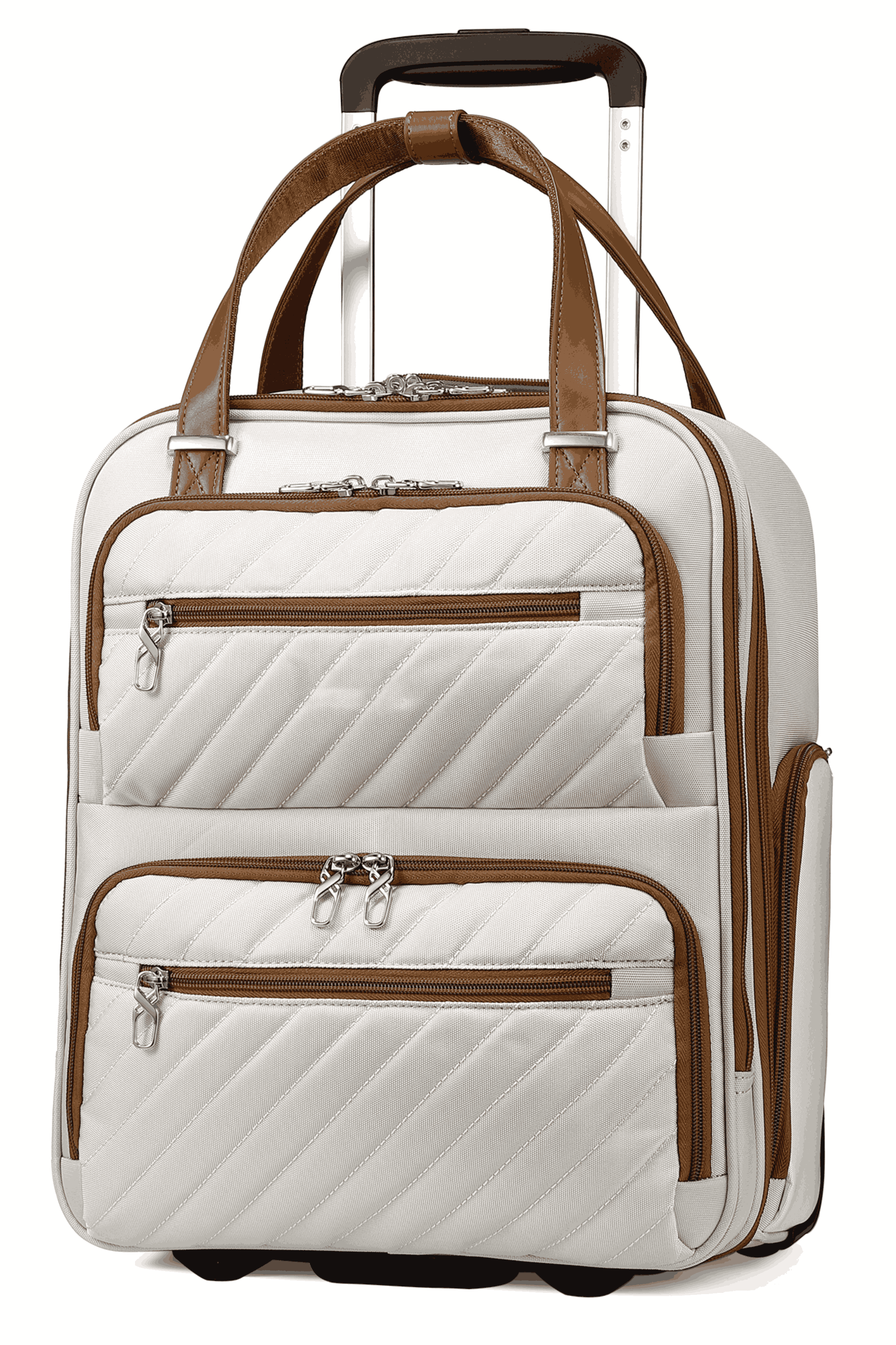 YOETEY Underseat Carry on Luggage - Softside Lightweight Suitcase with Wheels for Adult Trip 16 inch