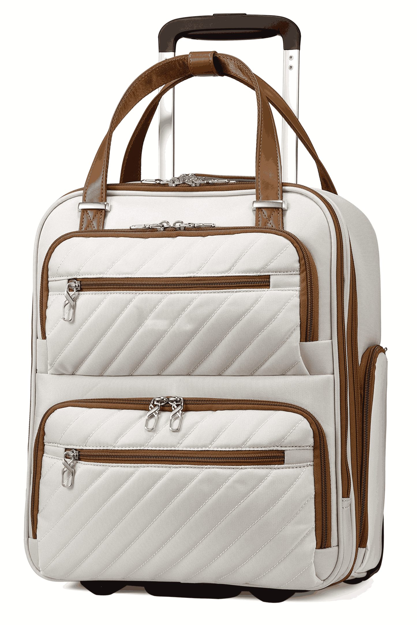 YOETEY Underseat Carry on Luggage - Softside Lightweight Suitcase with Wheels for Adult Trip 16 inch