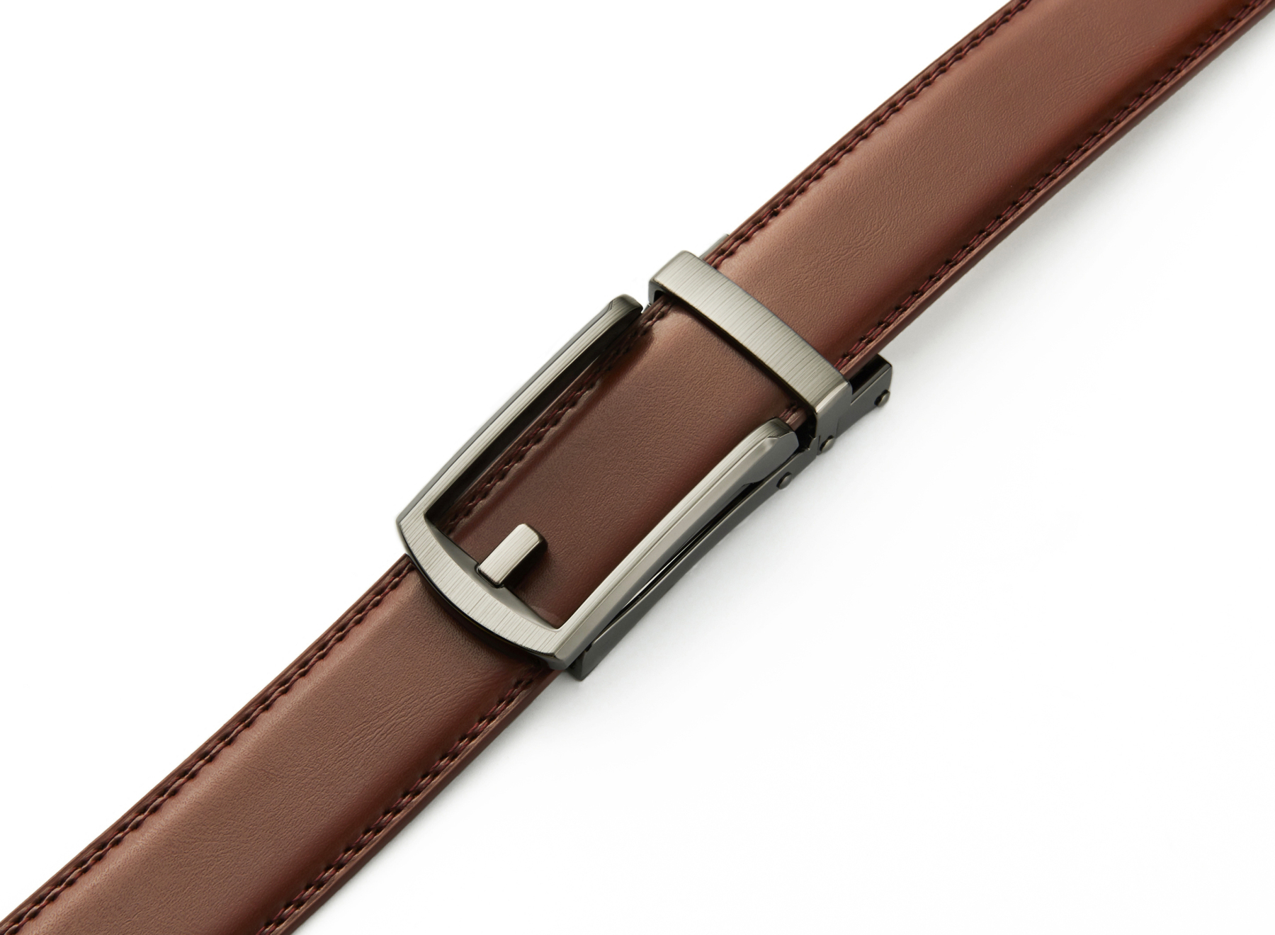 YOETEY Mens Belt Leather Ratchet Belt, Dress Belt for Men - Comfort with Click Buckle 1 1/4"(32mm)