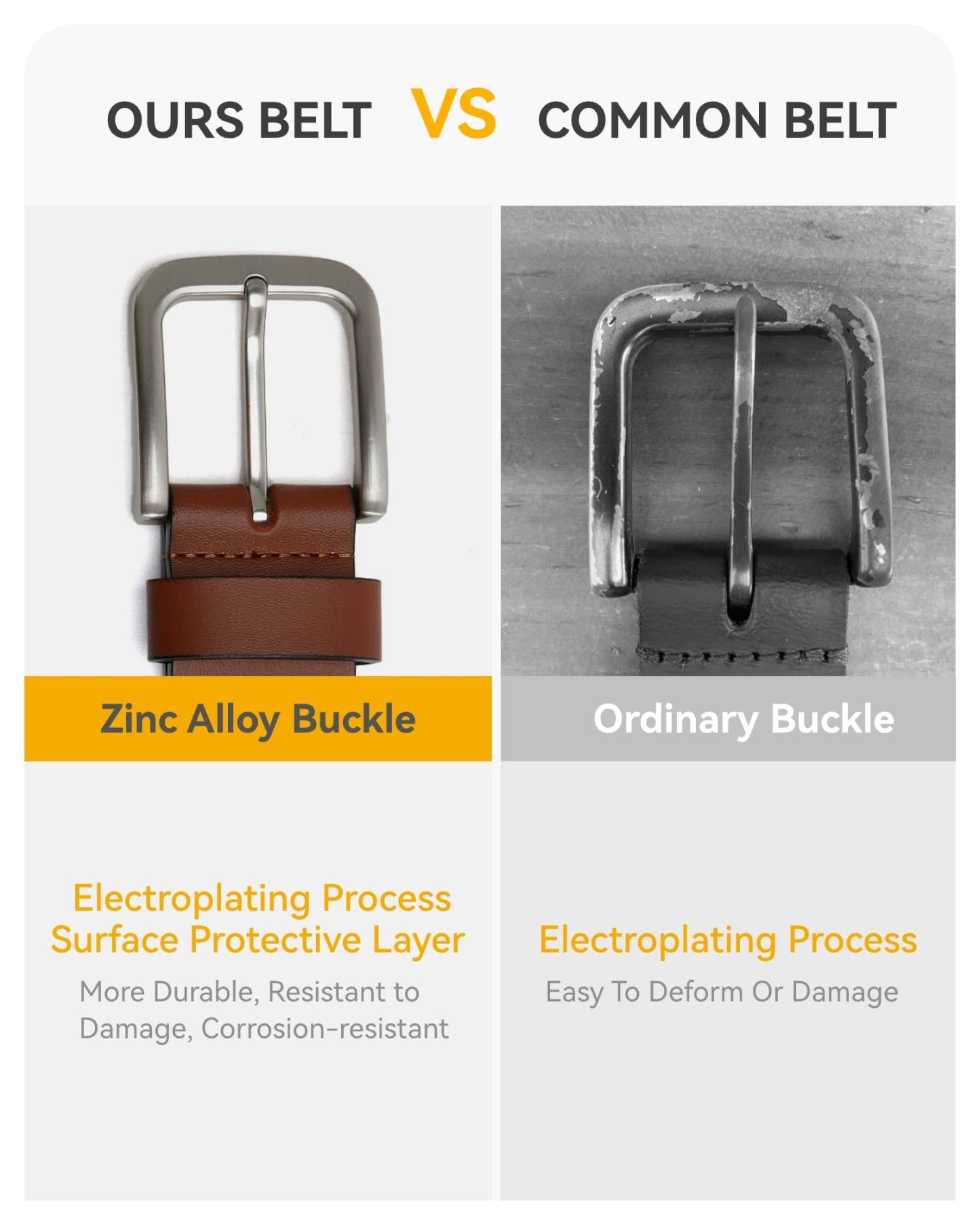 YOETEY Mens Belt Leather Belt for Jeans, Casual and Dress, Classic Style 1 3/8"(35mm)