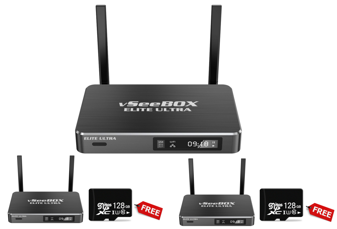 vSeeBox Elite Ultra(2-Pack) Bundle