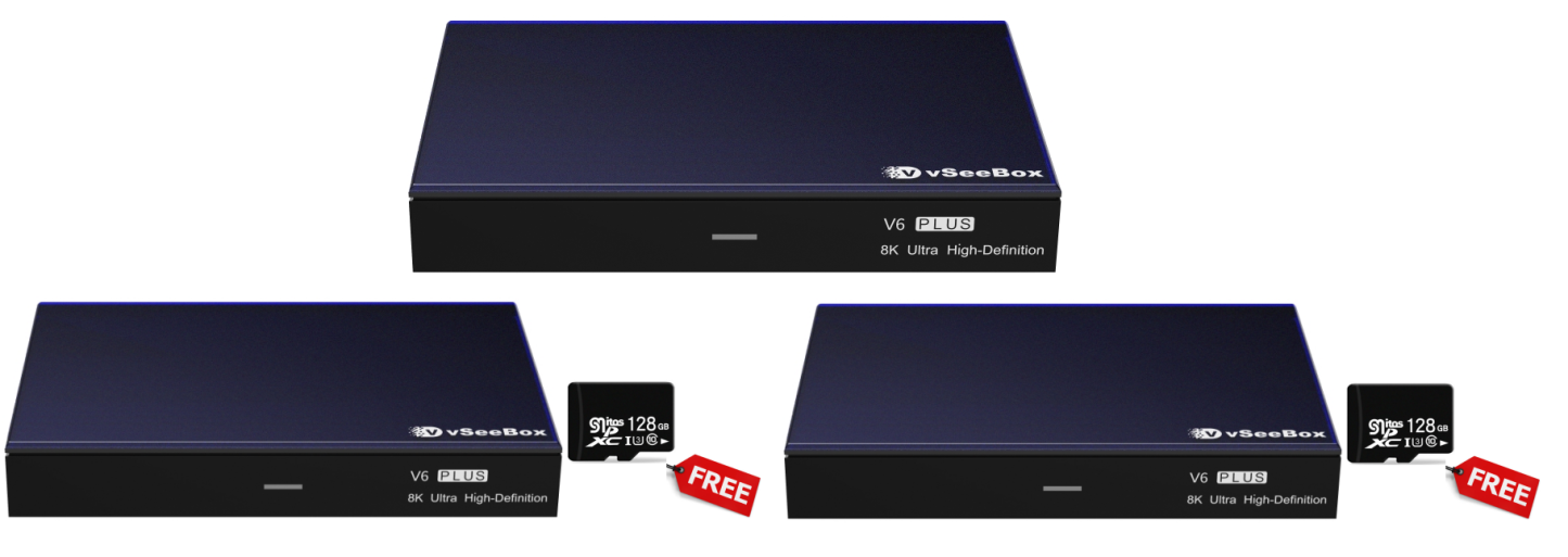 vSeeBox V6 Plus (2-Pack) Bundle