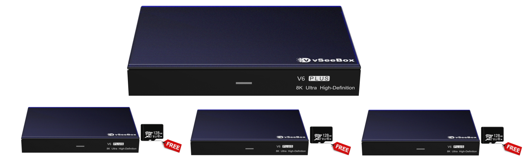 vSeeBox V6 Plus (3-Pack) Bundle
