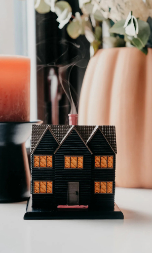 Salem Massachusetts Witch House™ Handmade Halloween Autumn Incense Burner