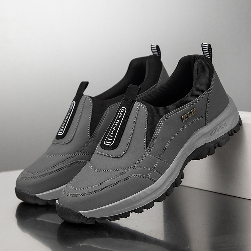 2025 Men's Lightweight Extra Wide Width Orthopedic Hands-Free Foot Pain Relief Slip-on Shoes