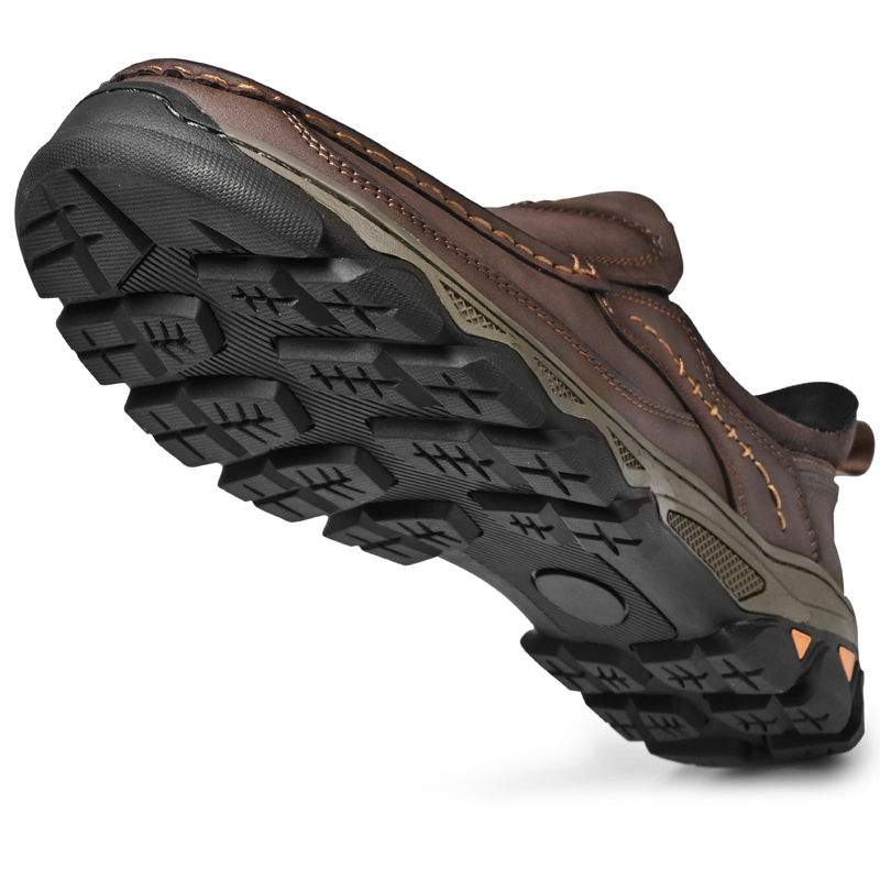 ⏰Promotion 60% OFF - 2025 New Men's Orthopedic Comfortable Hands-Free Genuine Leather Slip On Loafers