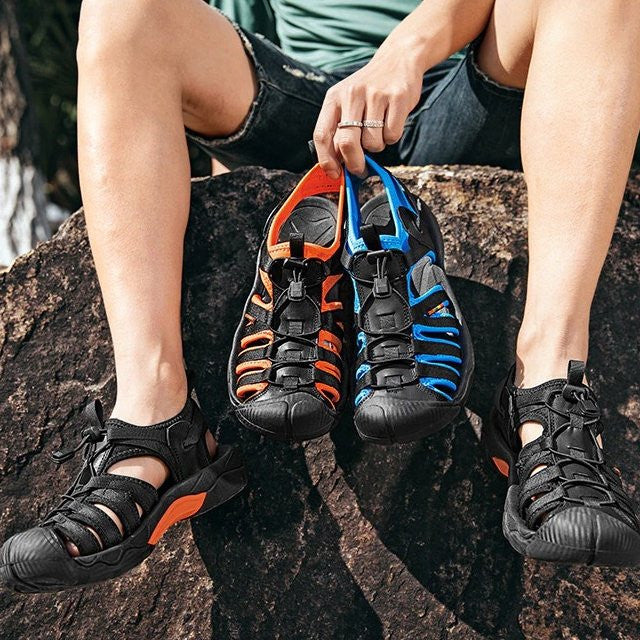 Men Orthopedic Sandals Quick-drying Hollow-out For Summer