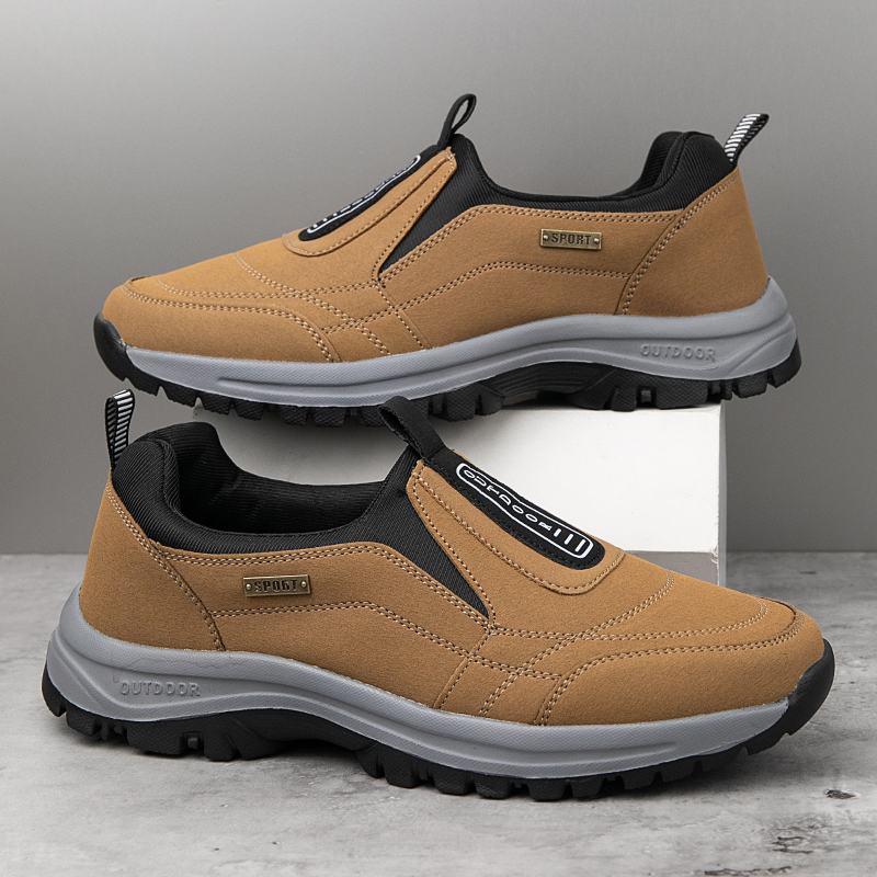 2025 Men's Lightweight Extra Wide Width Orthopedic Hands-Free Foot Pain Relief Slip-on Shoes