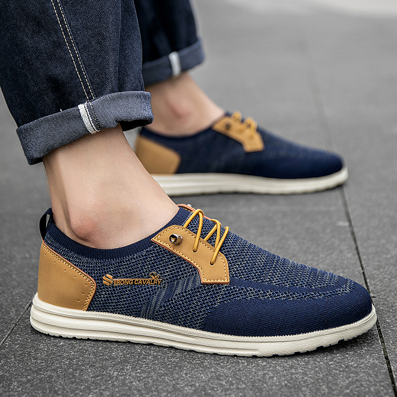 Orthopedic Casual Walking Shoes for Men - Comfortable Breathable with Arch Support, Shock Absorption, and Anti-slip Features