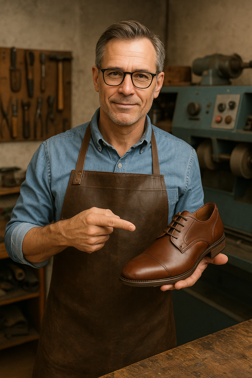 Men's handmade genuine leather mesh breathable slip-on shoes