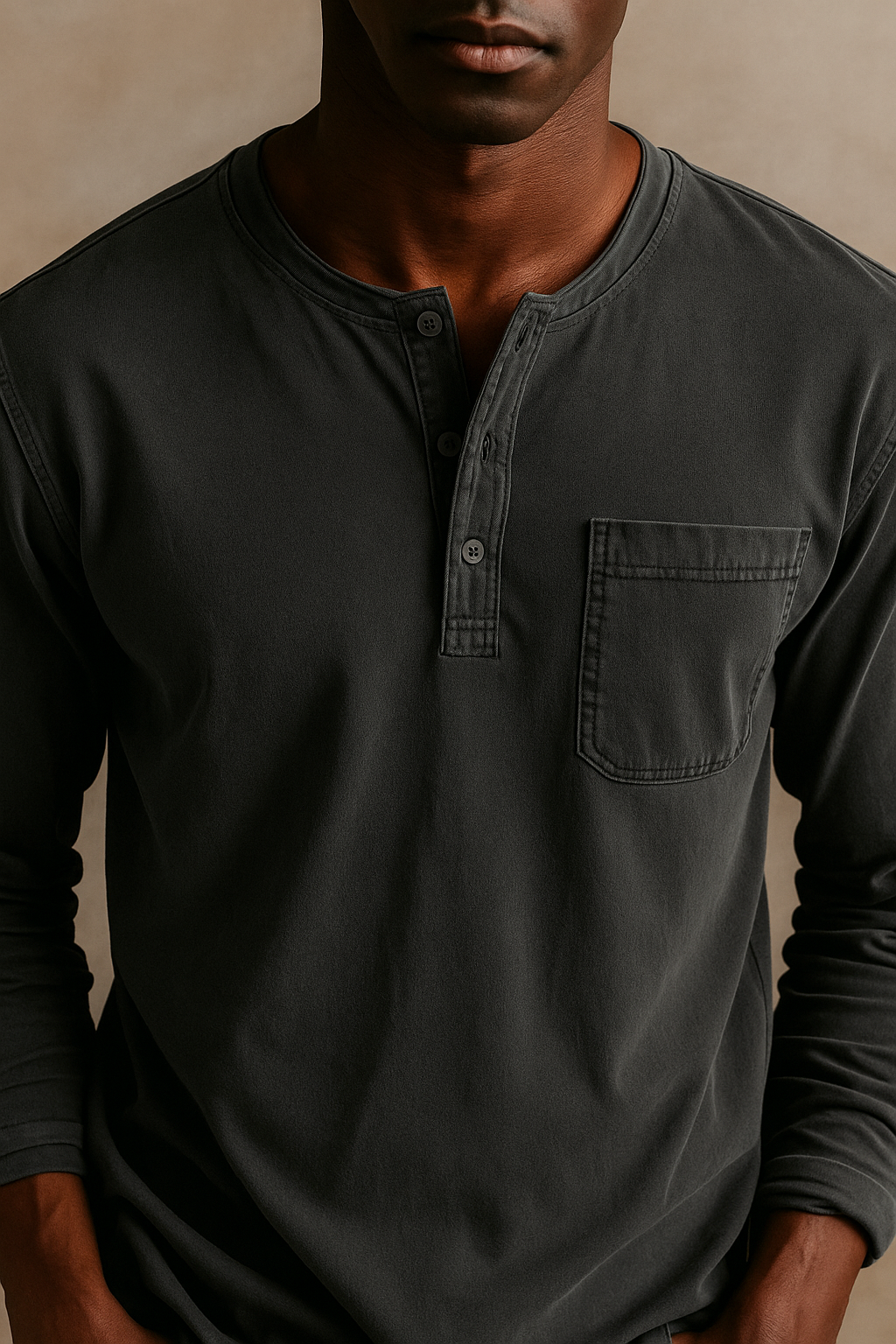Men Stylish Round neck long sleeve T-shirt