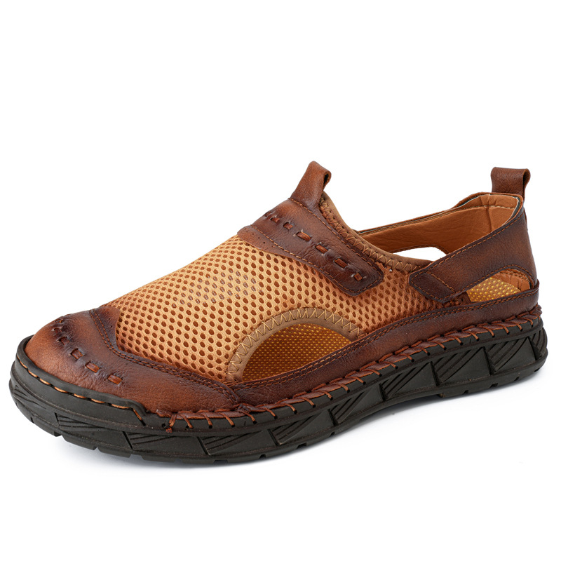 ⏰Promotion - 50% OFF🔥 Men's Hand-Stitched Outdoor Casual Beach Sandals