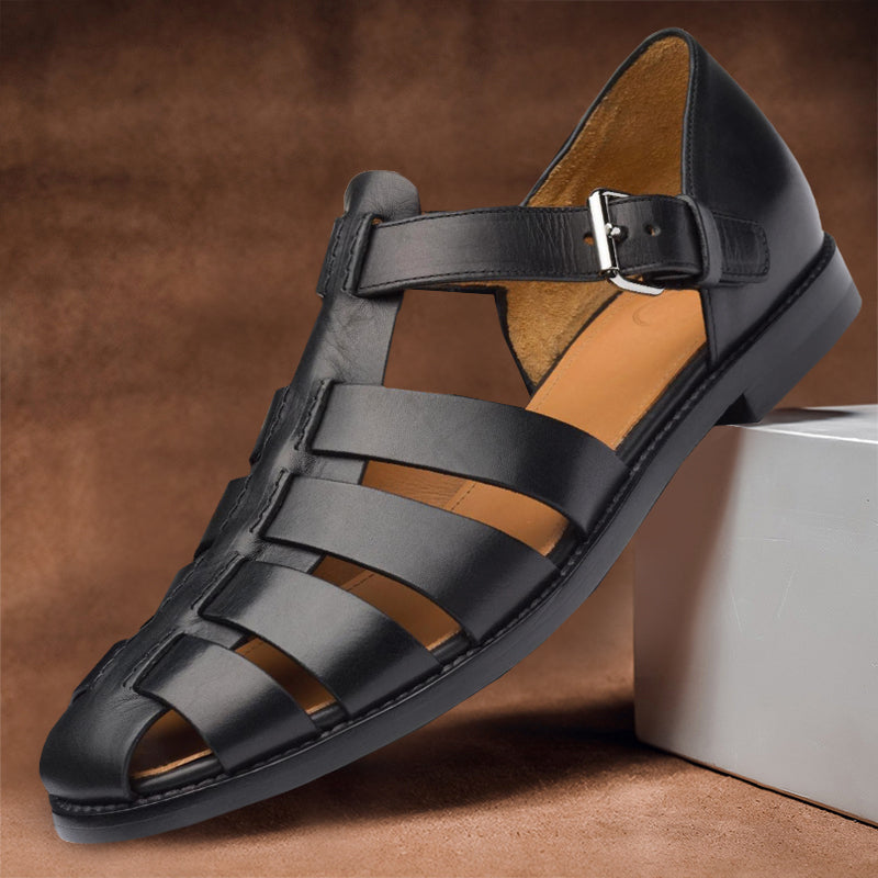 Men Flexible Leather Sandals