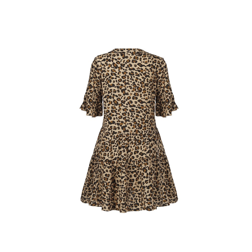 Leopard Stylish printed women's dress