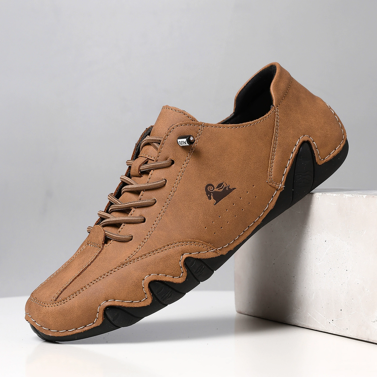 Orthopedic Men Shoes Comfortable Leather Loafer Shoes