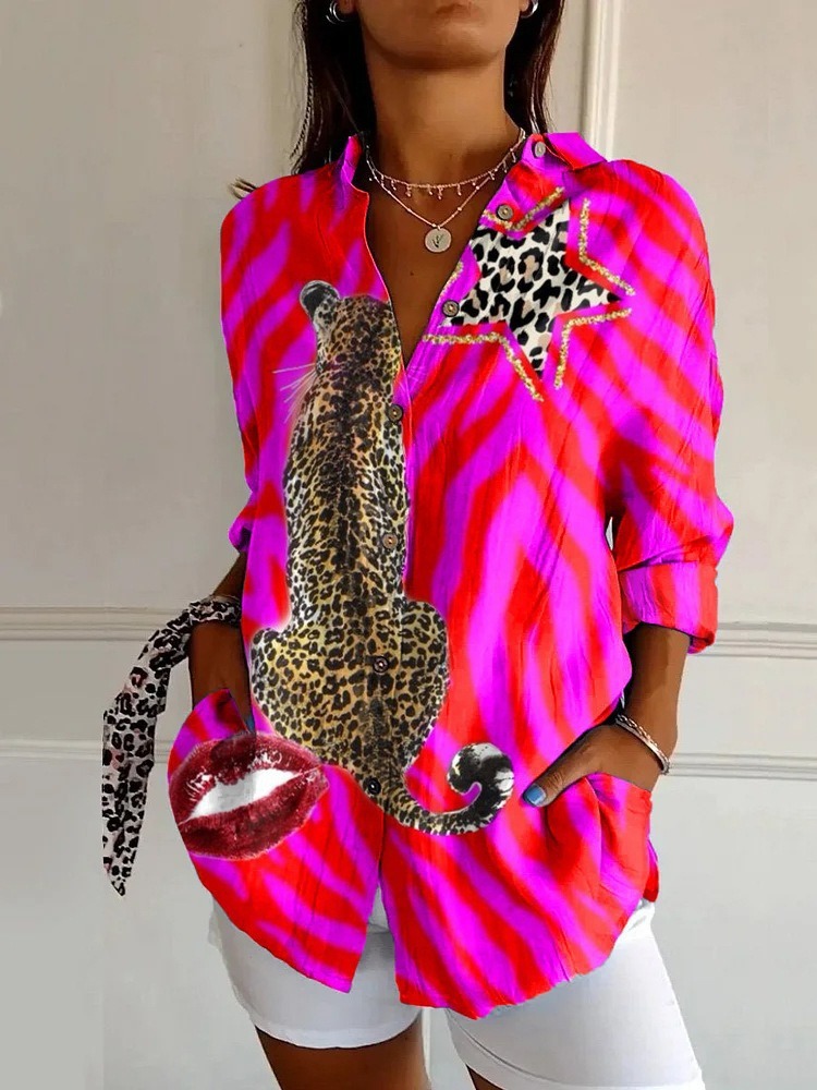 Women’s Abstract Multicolor Shirt