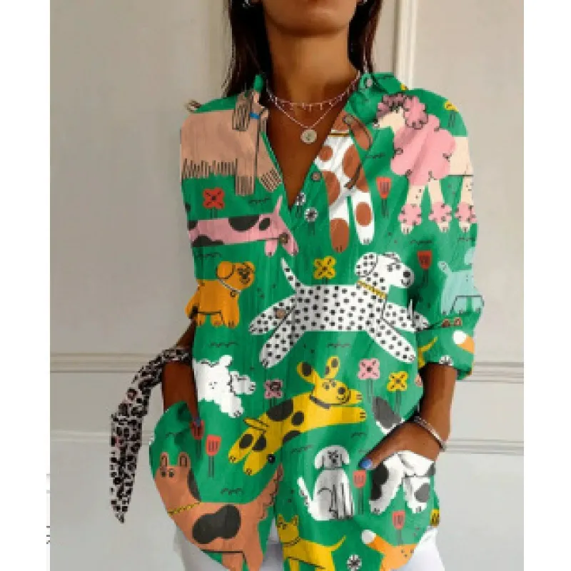 Women’s Abstract Multicolor Shirt