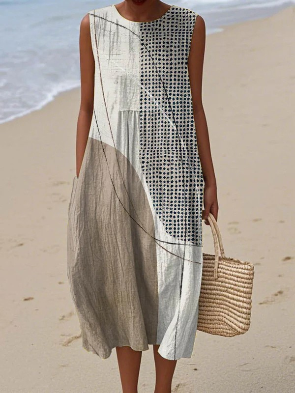 Nova - Everyday Tie-Back Midi Dress