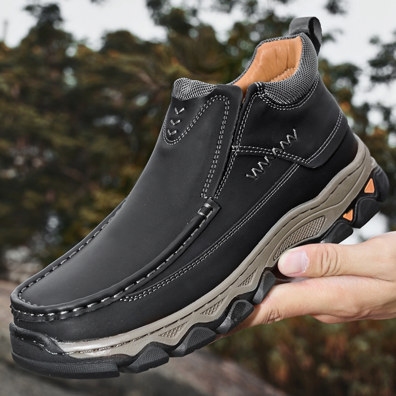 ⏰Last day 60% OFF - 2025 New Hot selling men's casual thick-soled non-slip orthopedic leather boots