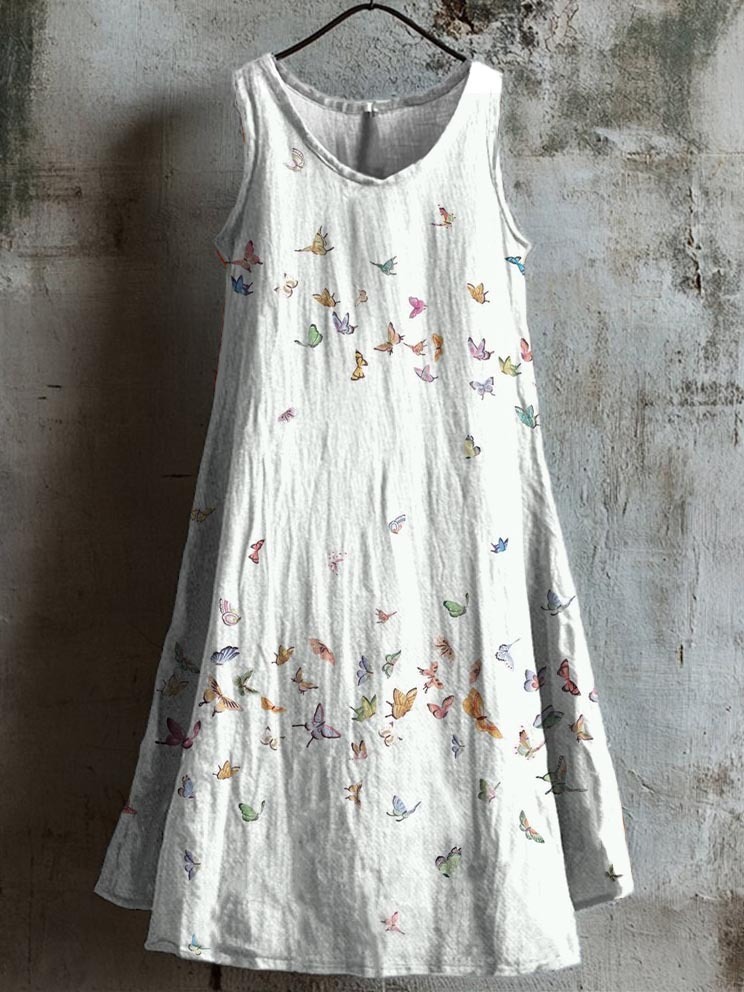 Vintage Floral Comfort Dress