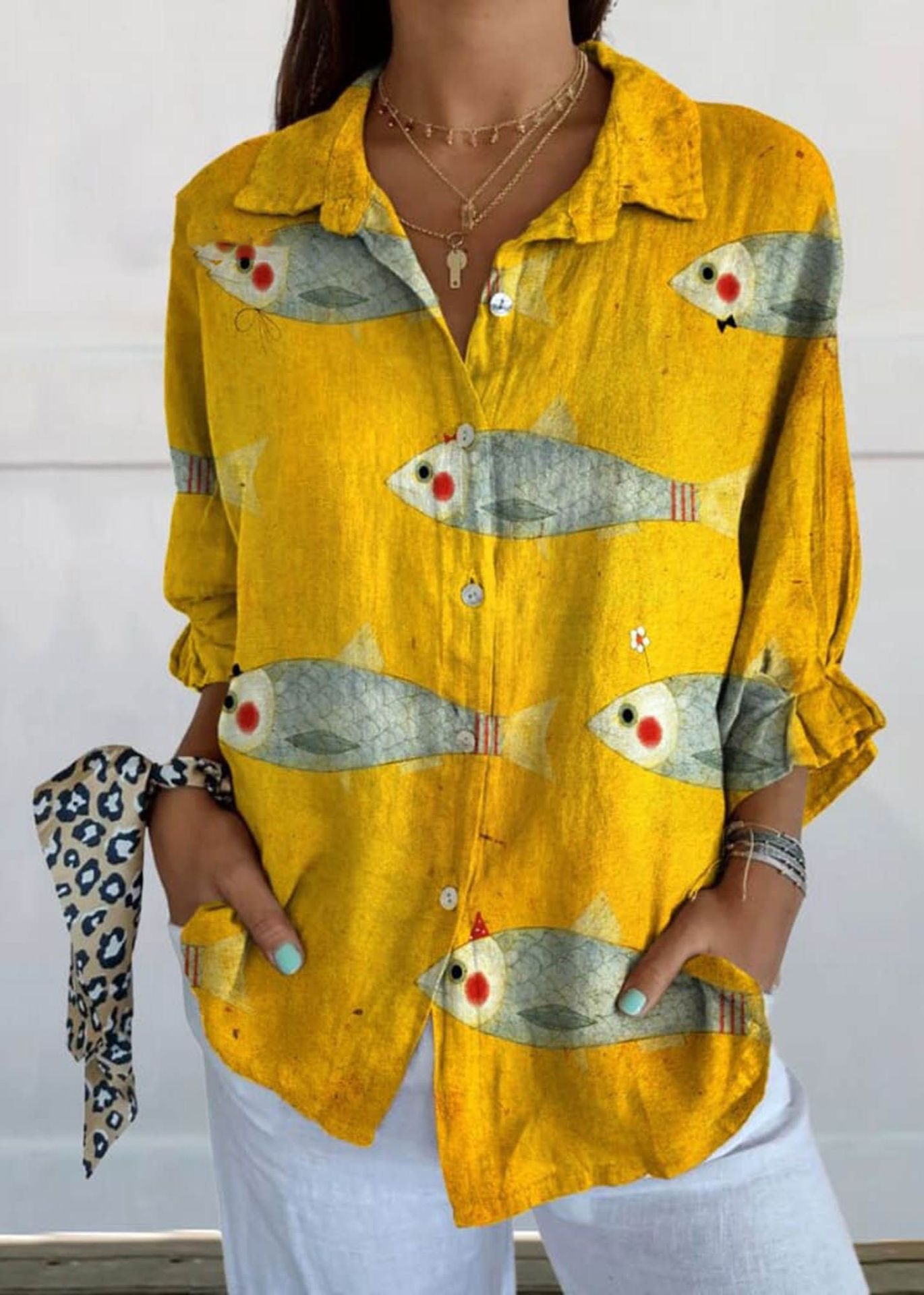 Stylish Abstract Multicolor Shirt