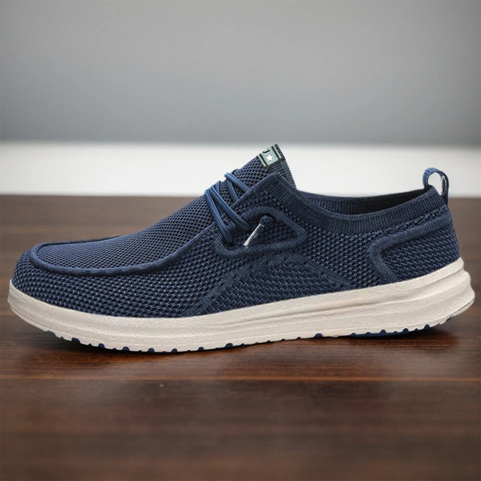 Ultra-light slip-on casual all-match loafers canvas men's shoes