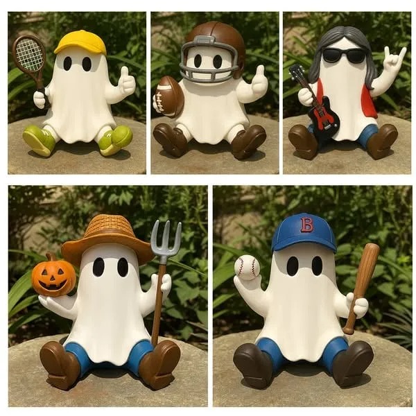 👻 Halloween Character Ghost Figurine Series