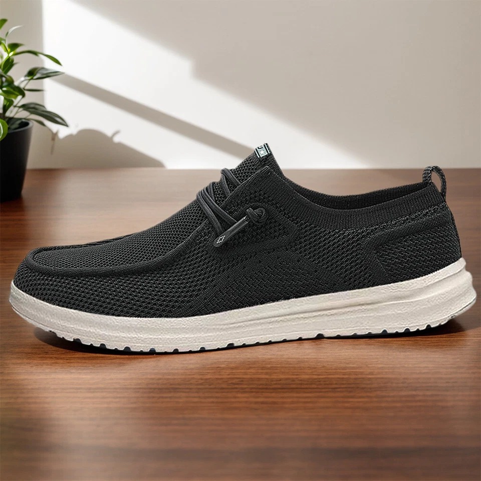 Ultra-light slip-on casual all-match loafers canvas men's shoes