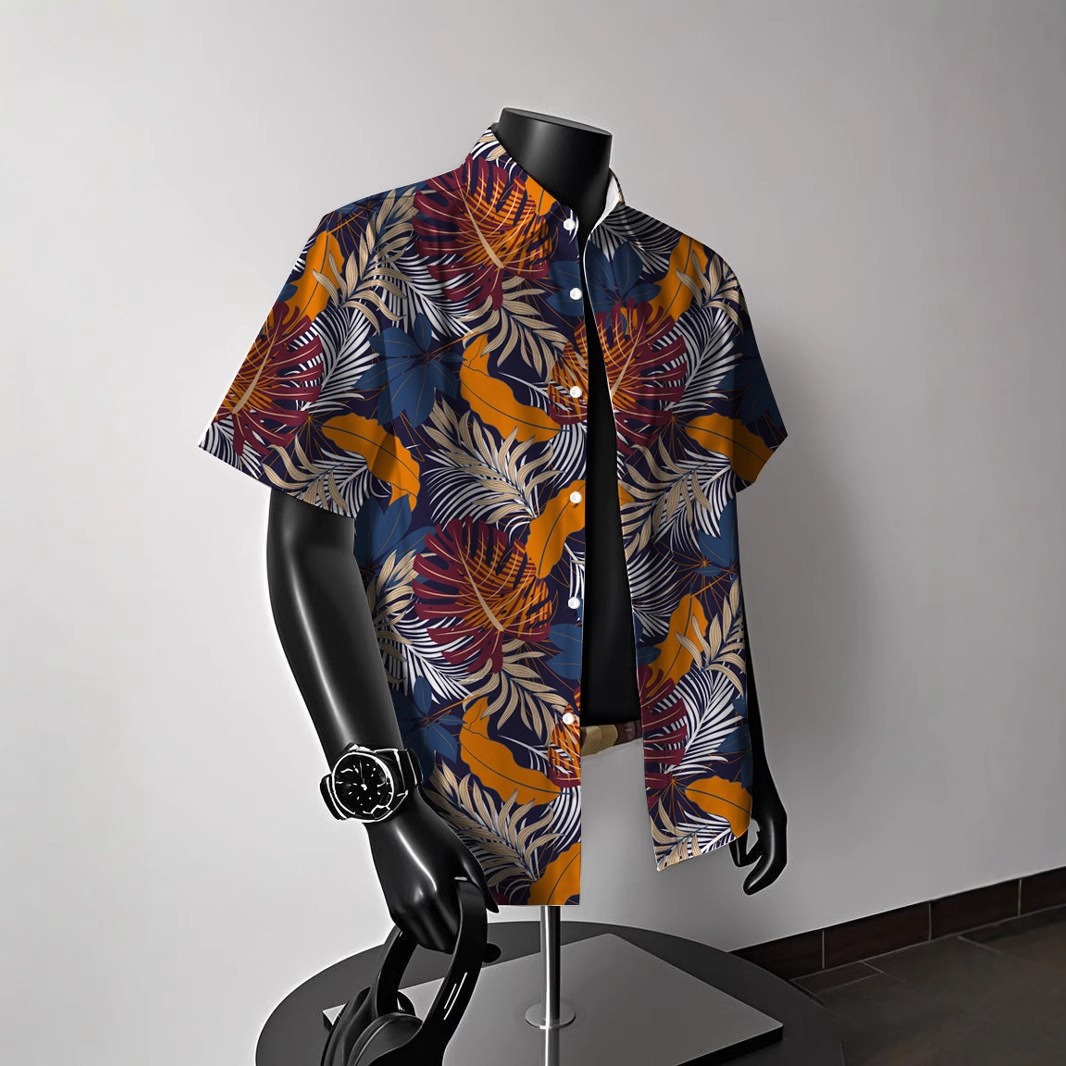 Hawaiian Collection Men's Casual Printed Shirt