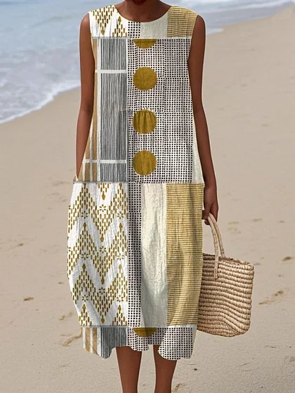 Everyday Tie-Back Midi Dress