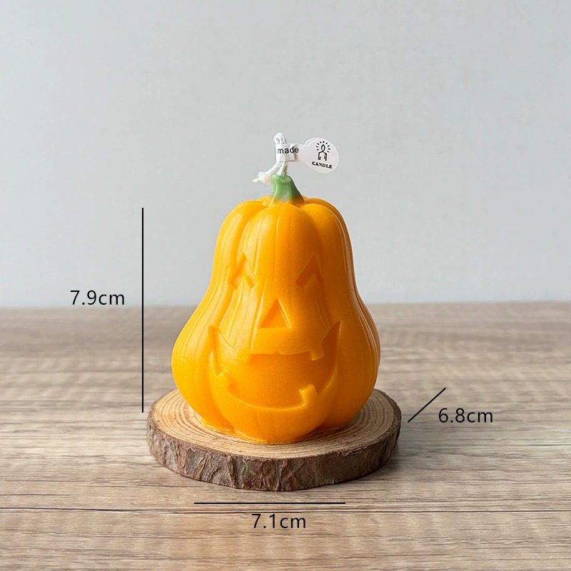 Halloween Pumpkin Cube Scented Candle