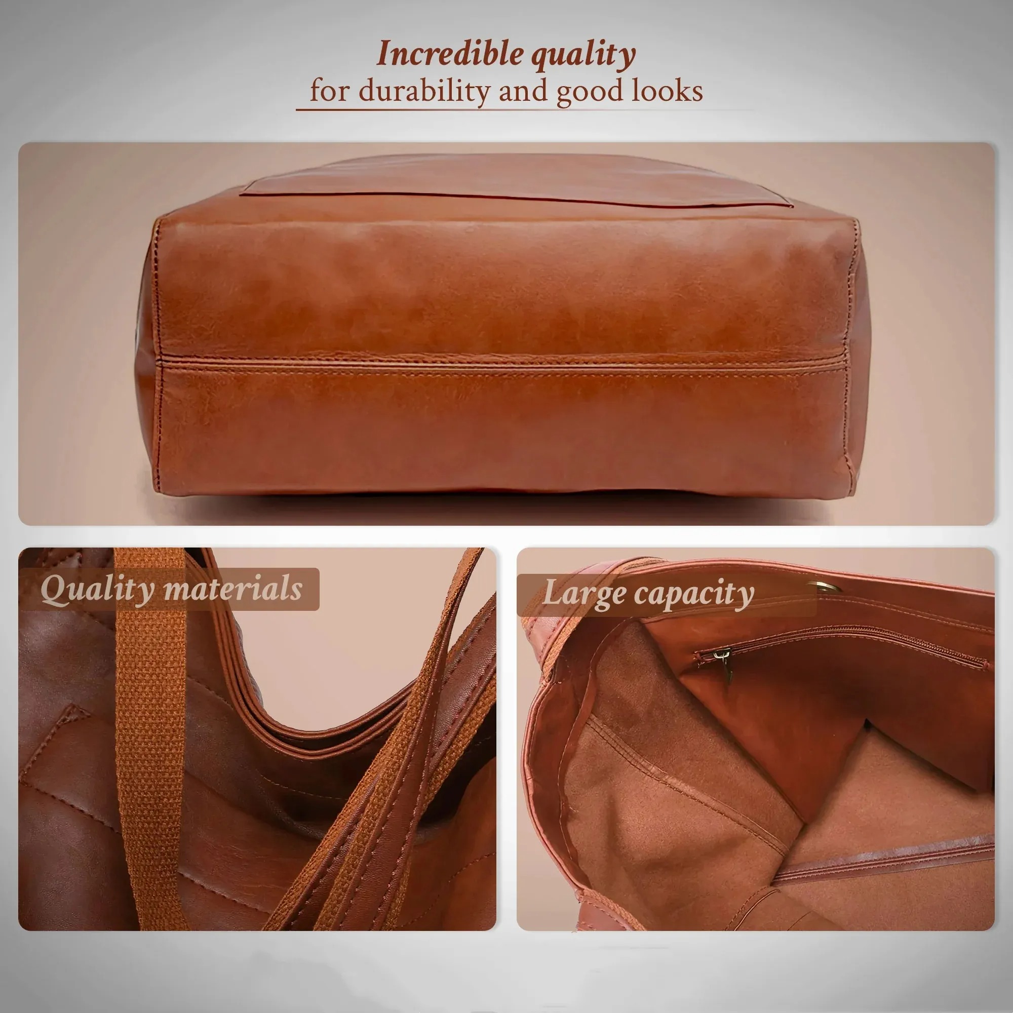 Women's Calfskin Leather Shoulder Bag