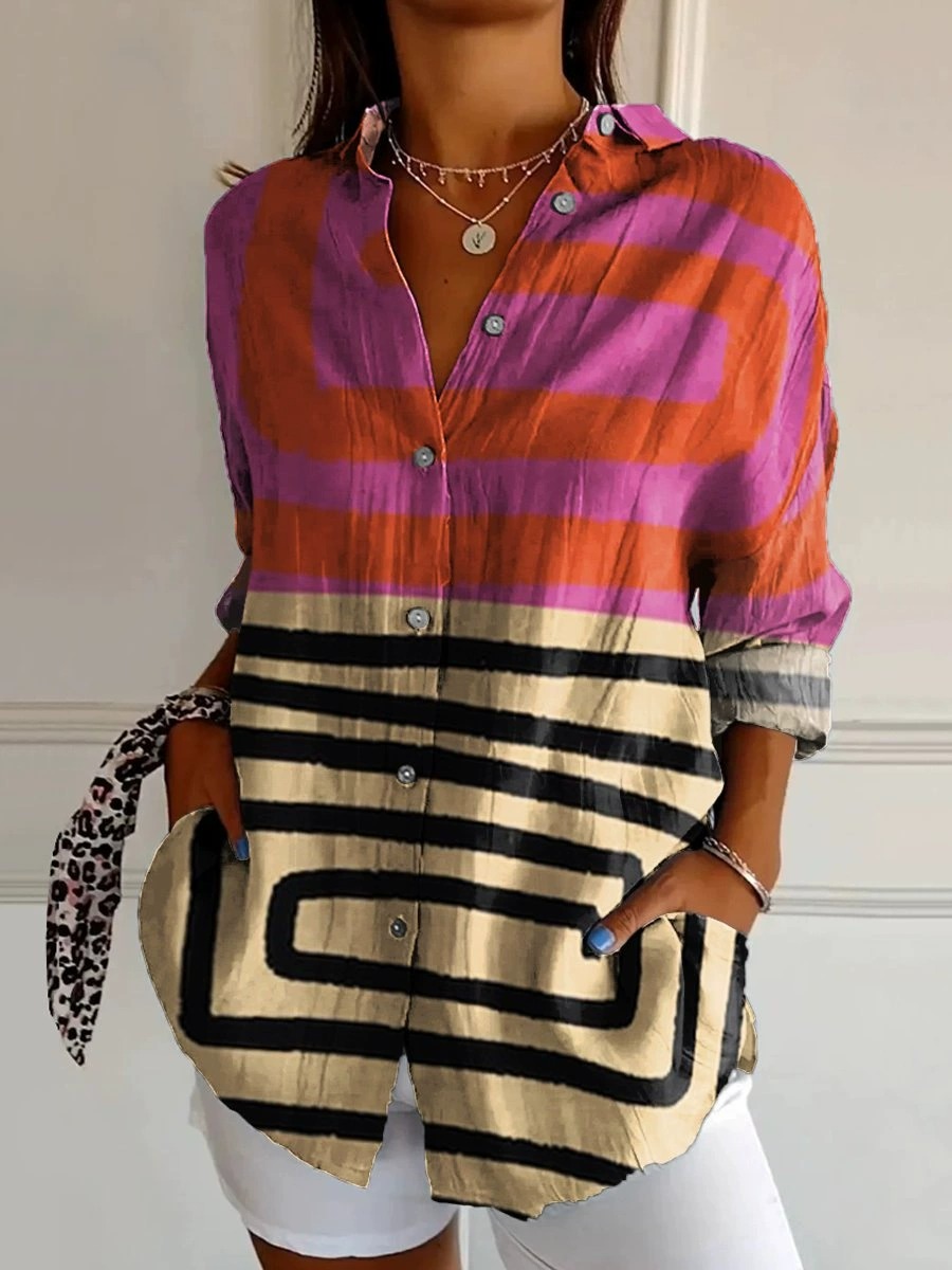 Stylish Abstract Multicolor Shirt